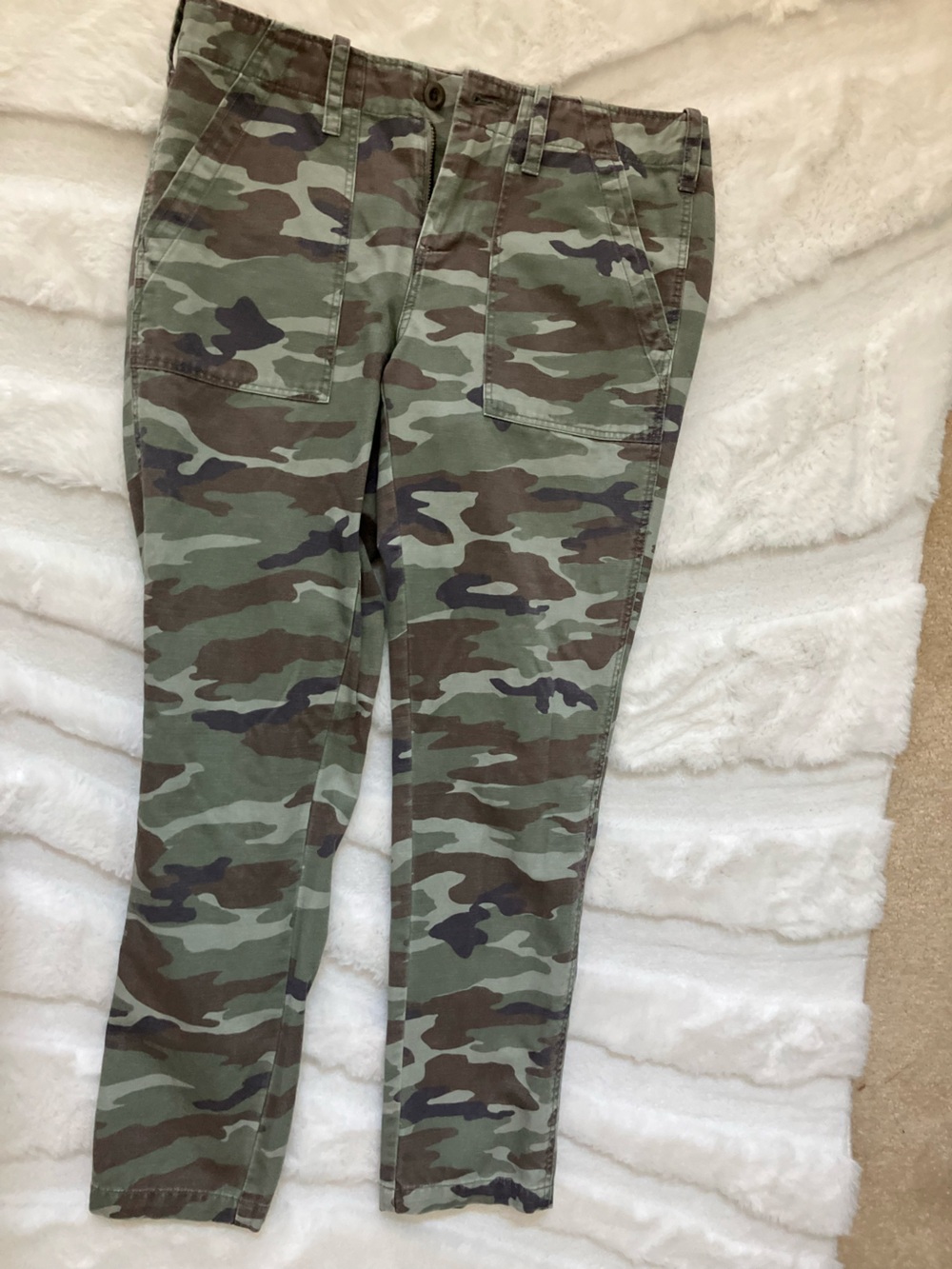 Camo Anthropologie pants